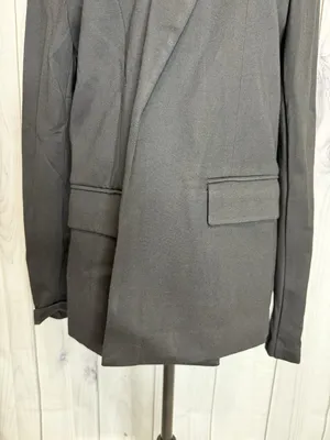 NWT Skies Are Blue Size XL Blazer Black Lined Pockets No-Button NEW thumbnail 3