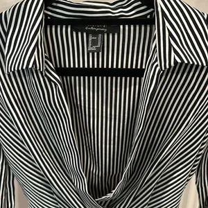 Black & White Striped Dress thumbnail 3