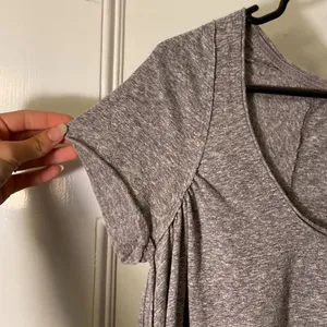 Free People We the Free | Nori Drapey Scoop Neck Short Sleeve T-Shirt Gray Sz XS thumbnail 4