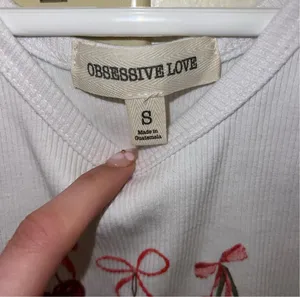 Obsessive Love Cherry Tank Top  thumbnail 3