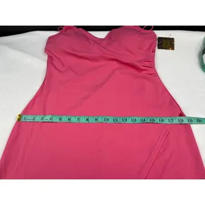 Planet Gold Women's Pink Asymmetrical Dress Sz XL SKU 4209 thumbnail 8