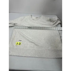 Womans Tek Gear Ultra Soft Pullover Fleece Sweatshirt XL Gray Crew Neck thumbnail 5