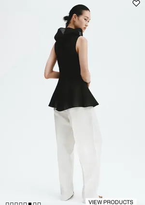 Black Sheer Top thumbnail 2