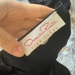 Oscar de la Renta Black Silk Vintage Tank Top thumbnail 8