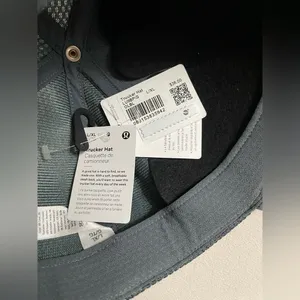 Lululemon NWT Gun Metal Grey & Black Trucker Hat Size L/XL thumbnail 9