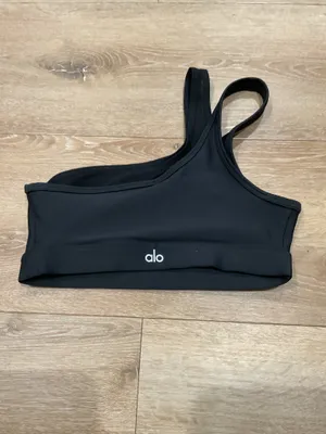 Alo Yoga Bra Black Sports thumbnail 2
