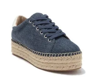 Steve Madden Attitude Denim Platform Espadrille Sneaker thumbnail 1