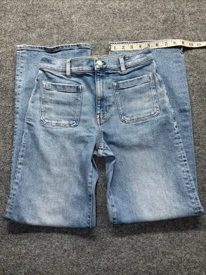 Madewell Light Blue Wide-Leg Jeans thumbnail 5