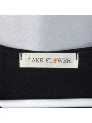 Lake Flower Black Drawstring Waist Maxi Dress thumbnail 5