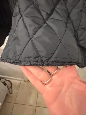 Ralph Lauren Black Quilted Hooded Puffer Coat thumbnail 7