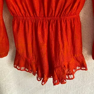 The Jetset Diaries Sundown Embroidered Romper nwt‎ thumbnail 5