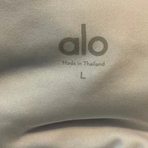 Alo Size Large Yoga Wellness Ribbed Bra White thumbnail 5