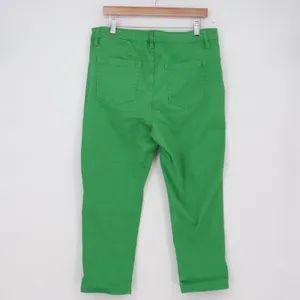 Style & Co Capri Pants Womens 14 Curvy Capri Green Stretch Cropped Excellent thumbnail 4