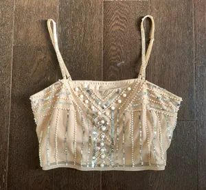 Show Me Your Mumu Pearly Top thumbnail 3