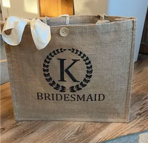 Brand new and custom made "K" bridesmaid tote bag thumbnail 1