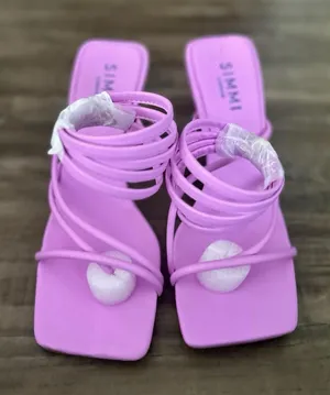Simmi London Alisa Pinkish Purple Strappy Wraparound Sandals Size 8 thumbnail 1