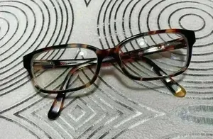 Juicy Couture Adult Eyeglasses Frames Brown Blue Tortoise Gold thumbnail 2