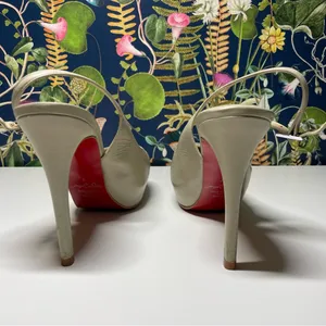 Red bottom nude leather pumps - Sergio Zelcer thumbnail 8