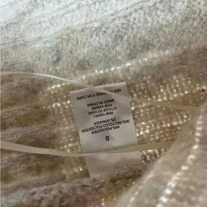 Pink‎ Rose Cream Cable Knit V-Neck Sleeveless Sweater S thumbnail 5