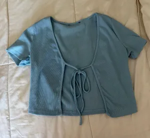 Tie front top Blue Size M thumbnail 1