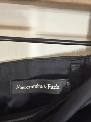Abercrombie Black Satin Sculpt Strapless Maxi Dress XL thumbnail 6