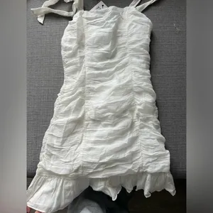 MINKPINK Mini white dress thumbnail 3