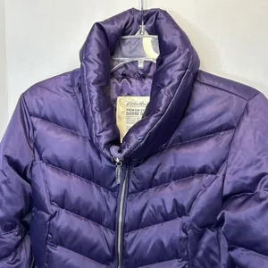 Eddie Bauer - Purple GOOSE DOWN Winter Puffer Coat - Womens Small thumbnail 2