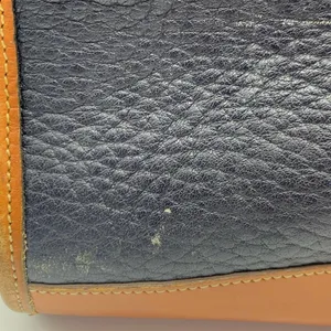 DOONEY & BOURKE black pebbled leather vintage tote bag serial number A42… thumbnail 2