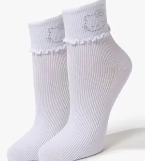 Hello Kitty Limited Edition Rhinestone Socks thumbnail 1