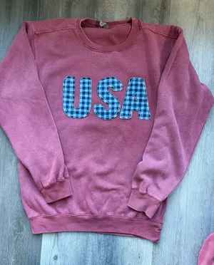 USA sweatshirt Red Size M thumbnail 1