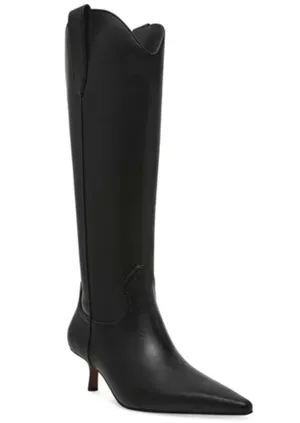 Steven By Steve Madden Britt Black Knee-High Boots thumbnail 2