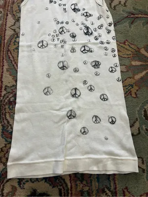 Juicy Couture Pam & Gela Peace Yoga Sleeveless Tank Top Women's Petite Small thumbnail 2