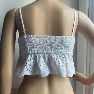 Aerie Eyelet Lace Crop Top Sz XS thumbnail 4