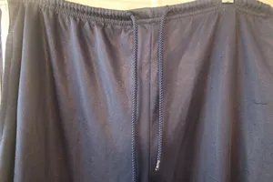Zoey Beth women's sweatpants sweats jersey in navy blue and white size large. thumbnail 6