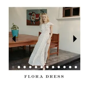 💕DOEN💕 Flora Dress ~ Salt Small White thumbnail 8