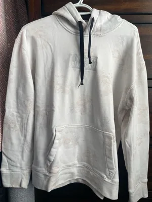 Hollister White Floral Print Hoodie thumbnail 1