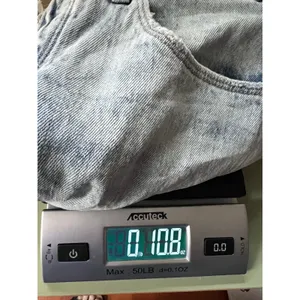Good American Distressed High Rise Denim Shorts Light Wash Size 4 27 thumbnail 11