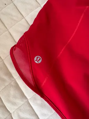 red lululemon hotty hot shorts thumbnail 5