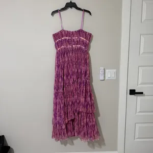 Hutch Womens Strapless Renza Gown Maxi Dress Size 8 Pink Purple thumbnail 7