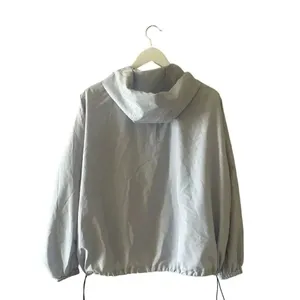 Zara Hooded Wind Proof Jacket Light Blue SZ M # 1646 thumbnail 6