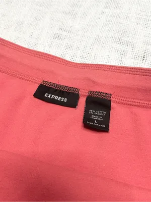 Vintage Y2K Express Coral A-Line Mini Skirt 🪸 Size Large thumbnail 3