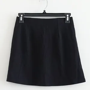 American Eagle Black Pull-On Low Rise Mini Skort Skirt w/ Shorts Size XS thumbnail 3