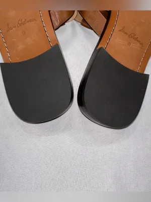 Sam Edelman Dina Woven Size 11 Fisherman Slides Brown Leather Sandals Women's 42 thumbnail 7