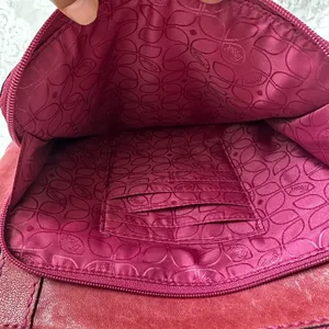 Fossil Women's Burgundy Leather Crossbody Bag good condition like new thumbnail 4