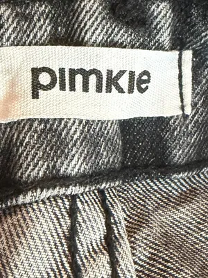 Pimkie Washed Black Denim Wide Leg Jeans High Waisted Classic Size 34 0-2 Womens thumbnail 12