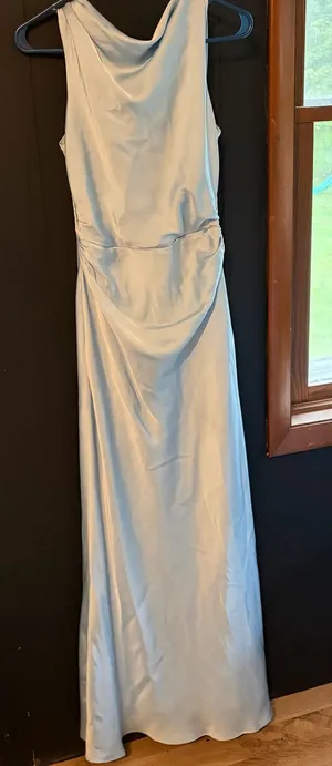 Azazie kieryn dress sky blue  thumbnail 1