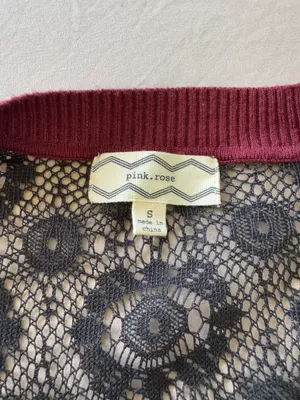 Lace Shoulder Cardigan thumbnail 5