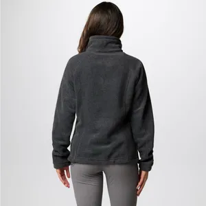 Columbia Benton Springs Full Zip Fleece Jacket Charcoal Heather Size Large thumbnail 2