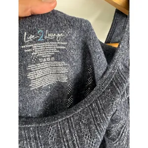 Live 2 Lounge Grey Knit Two Piece Tank Pant Lounge Set Size Large thumbnail 2