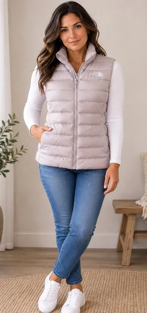 The North Face Aconcagua II 550 Down Vest Lavender light Purple Womens Small thumbnail 1